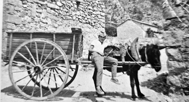 Composición del primer mural de fotos antiguas de nuestro pueblo